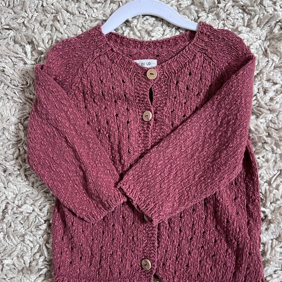 PlayUp Girls Organic Cotton Cardigan - Picture 3 of 3